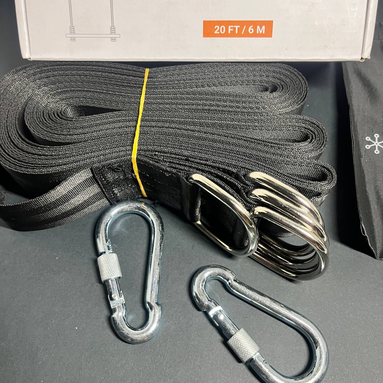 PANGAEA Kit Colgado Columpio Árbol 20ft (6m) c/Mosquetones