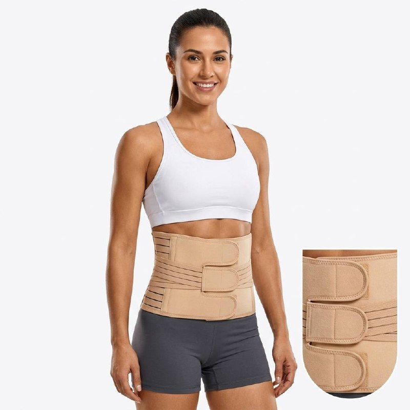 Faja Lumbar de Soporte Abdominal con Triple Ajuste de Compresión
