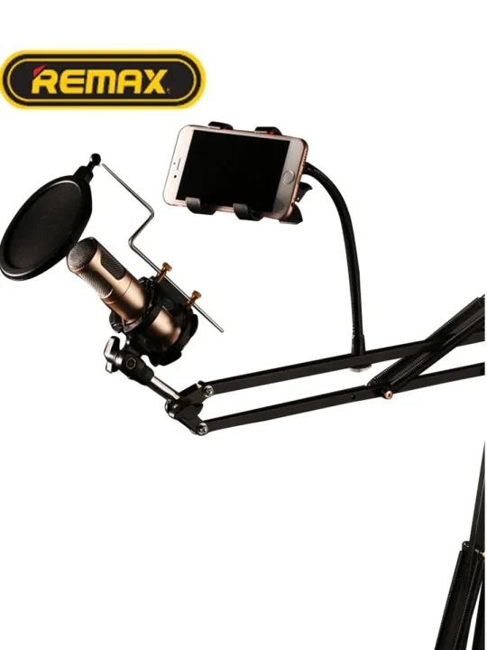 Remax Soporte de Escritorio con Brazo Articulado para Micrófono y Smartphone