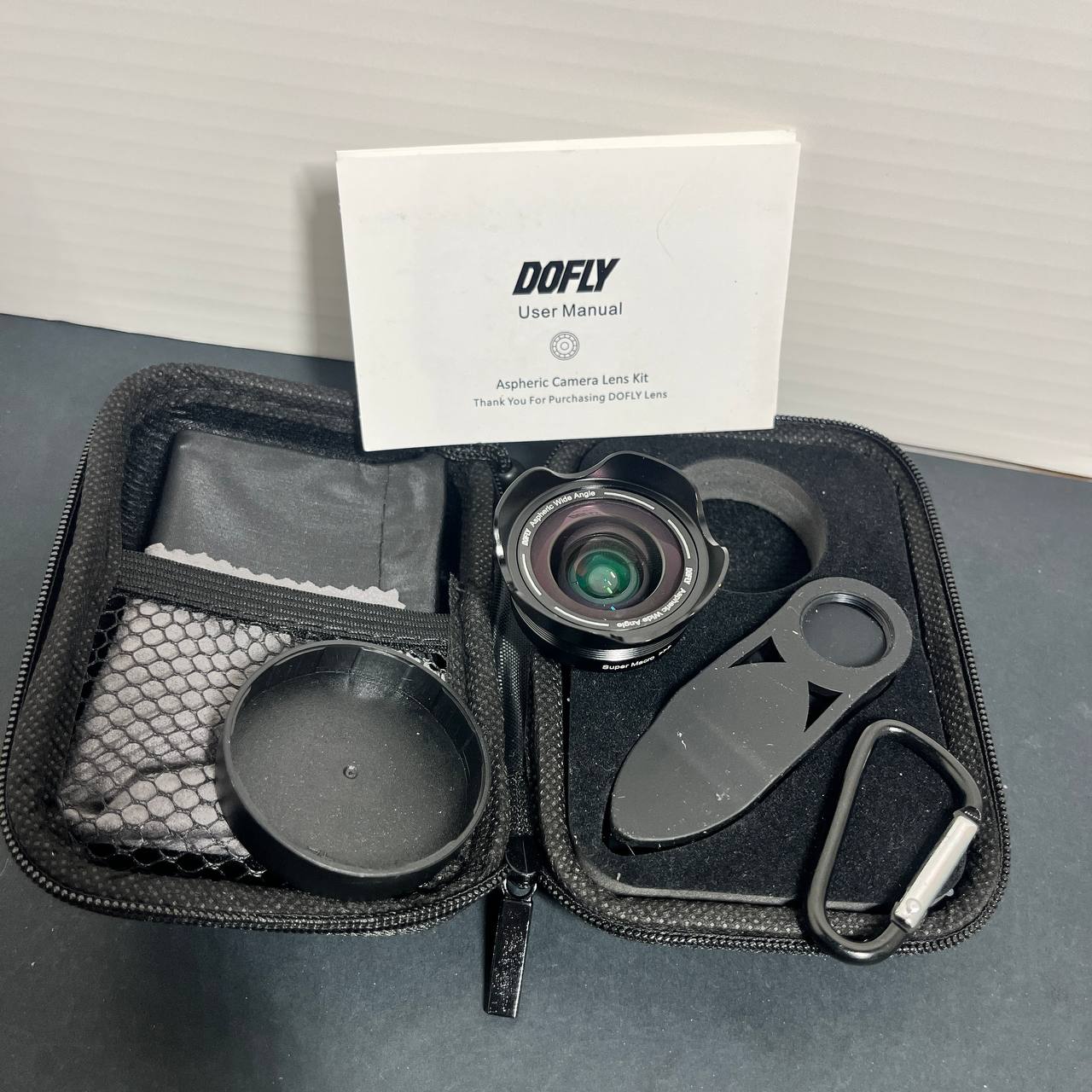 Kit de Lentes Profesionales DOFLY para Celular | Gran Angular Asférico y Macro | Fotografía Móvil