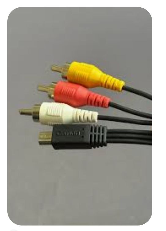 Mini USB 6 PIN a AV RCA Cámara Digital Cable de Videocámara Adecuado para Canon