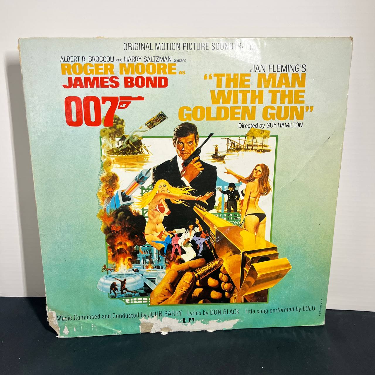 Vinilo Original The Man With The Golden Gun Banda Sonora 1974