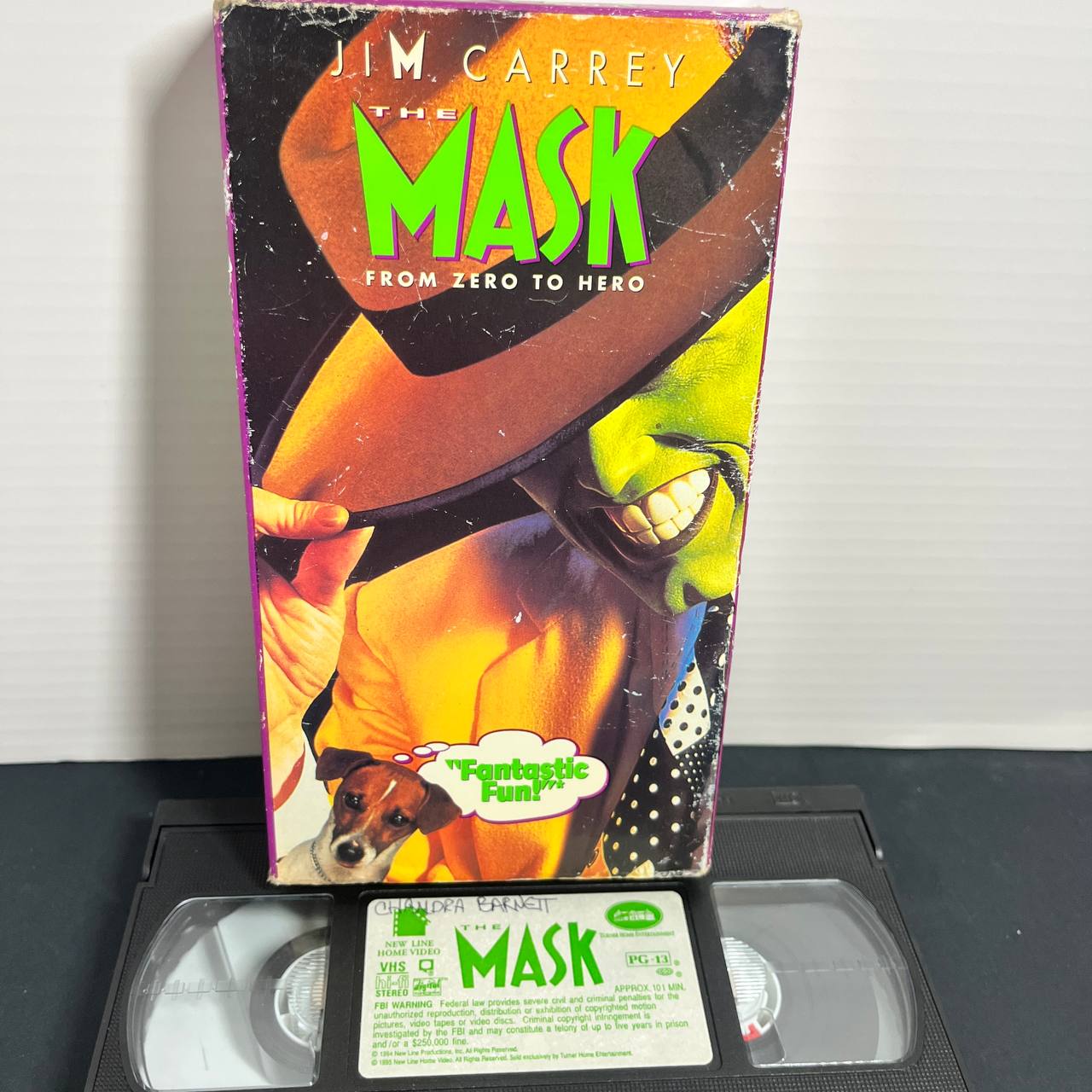 Película The Mask en Formato VHS - Edición New Line Home Video, 1994