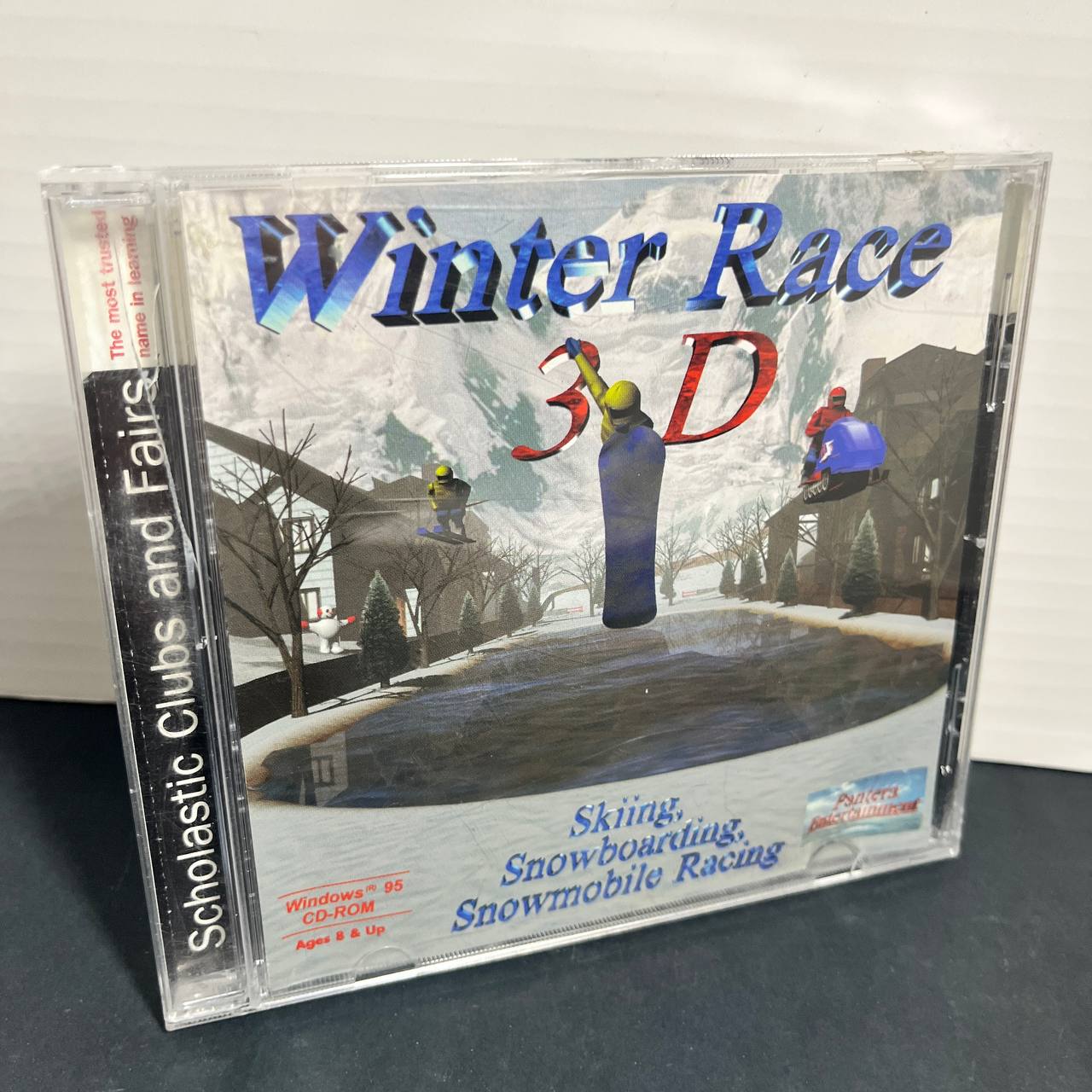 Juego PC Winter Race 3D Scholastic Clubs and Fairs CD-ROM Windows 95