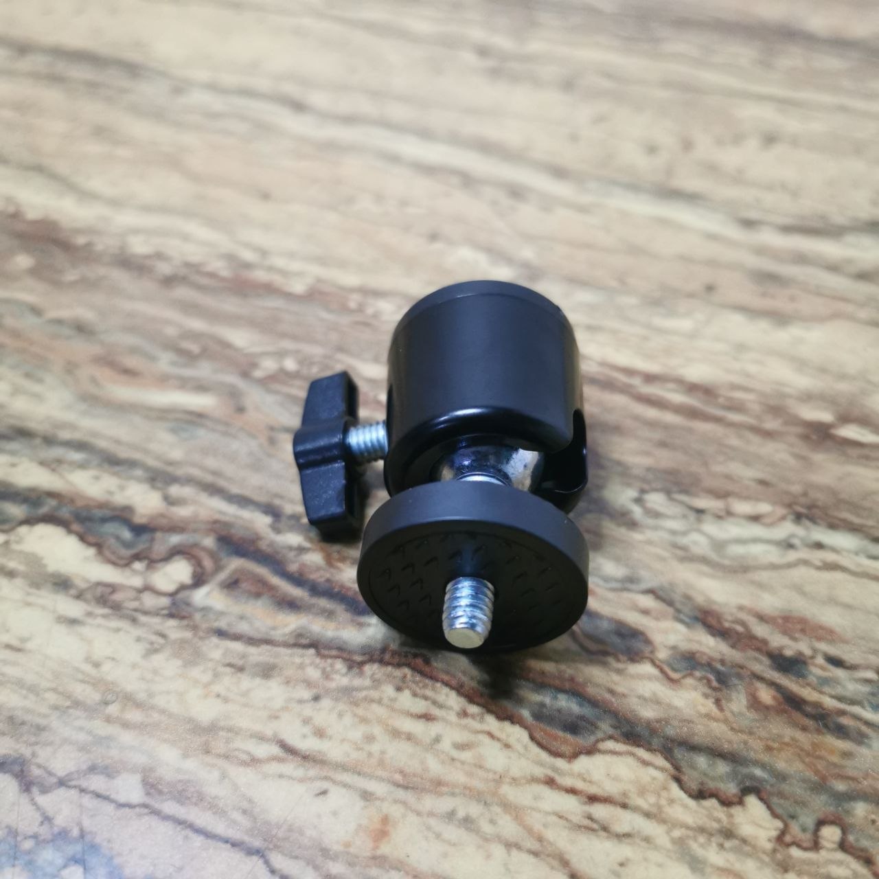 Cabezal de bola mini para trípode con montura de tornillo 1/4" universal