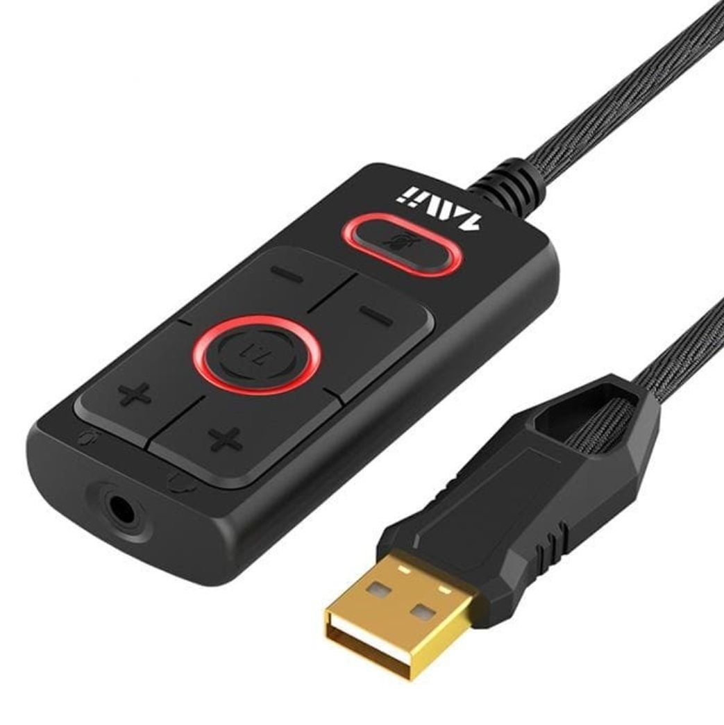 Tarjeta de sonido USB, adaptador de audio,  para PC/portátil