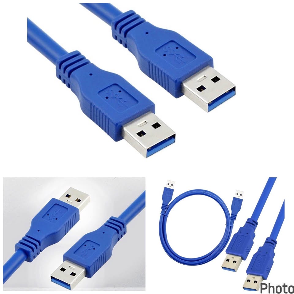 Cable USB 3.0 Macho-Macho 1.5 Metros de largo, de alta velocidad USB A USB