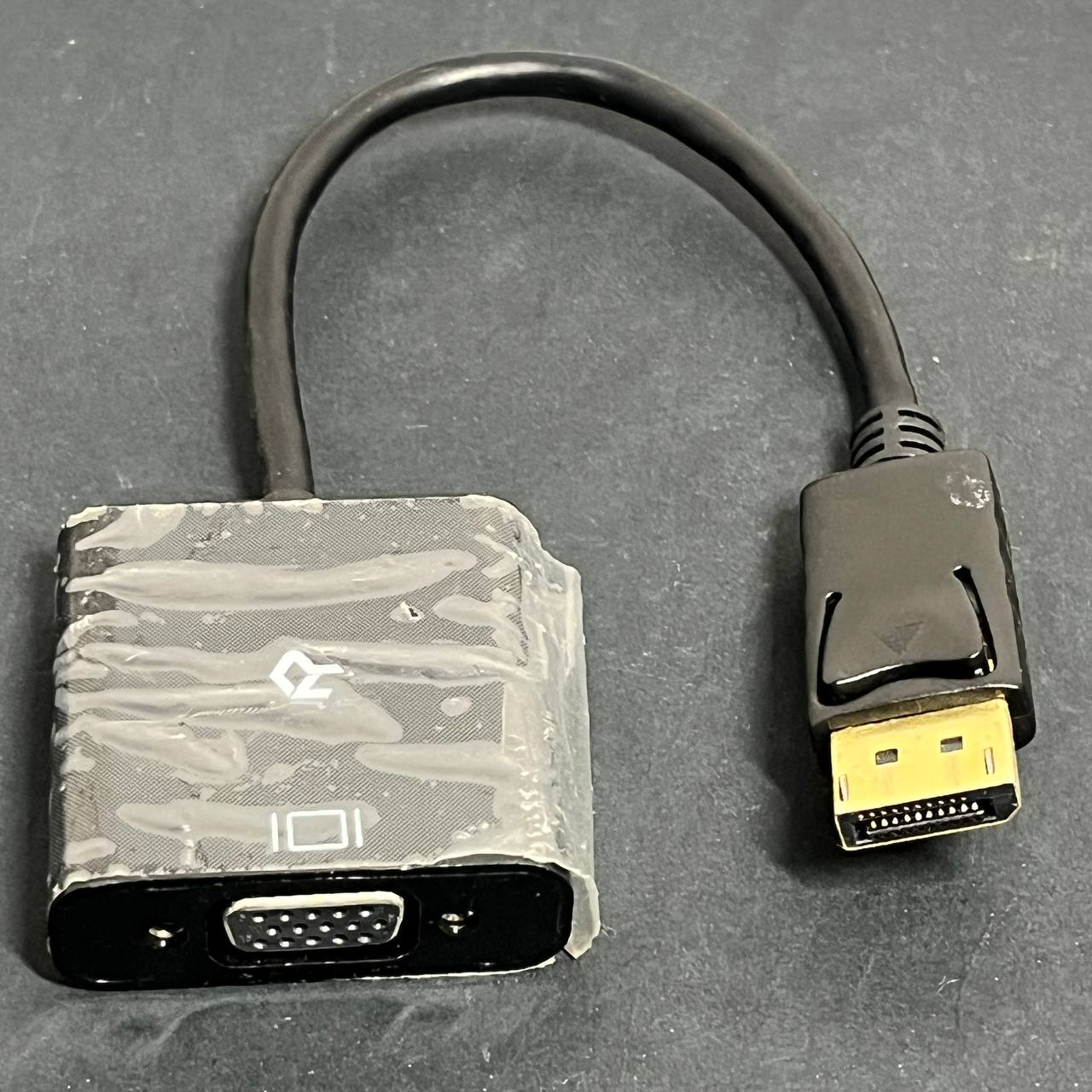 Adaptador DisplayPort a VGA, Cable Conversor DP Macho a VGA Hembra