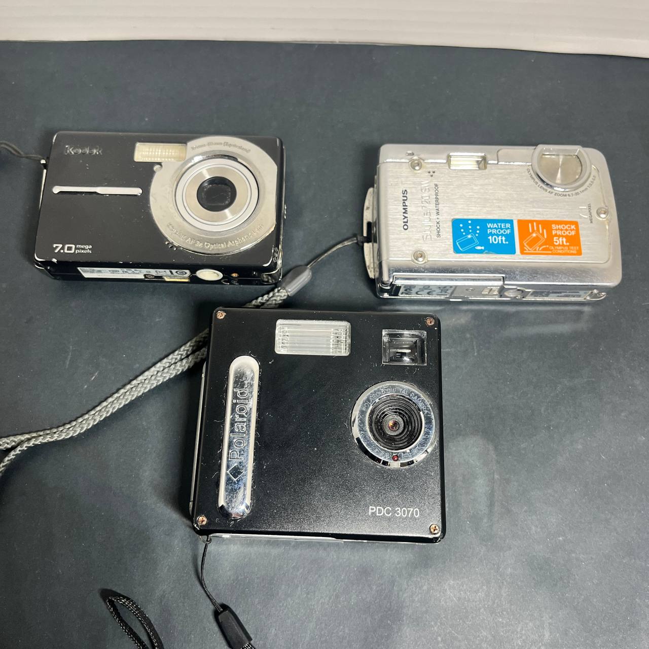Lote de Cámaras Digitales Retro Y2K (Kodak, Olympus, Polaroid) | Para Colección y Repuestos