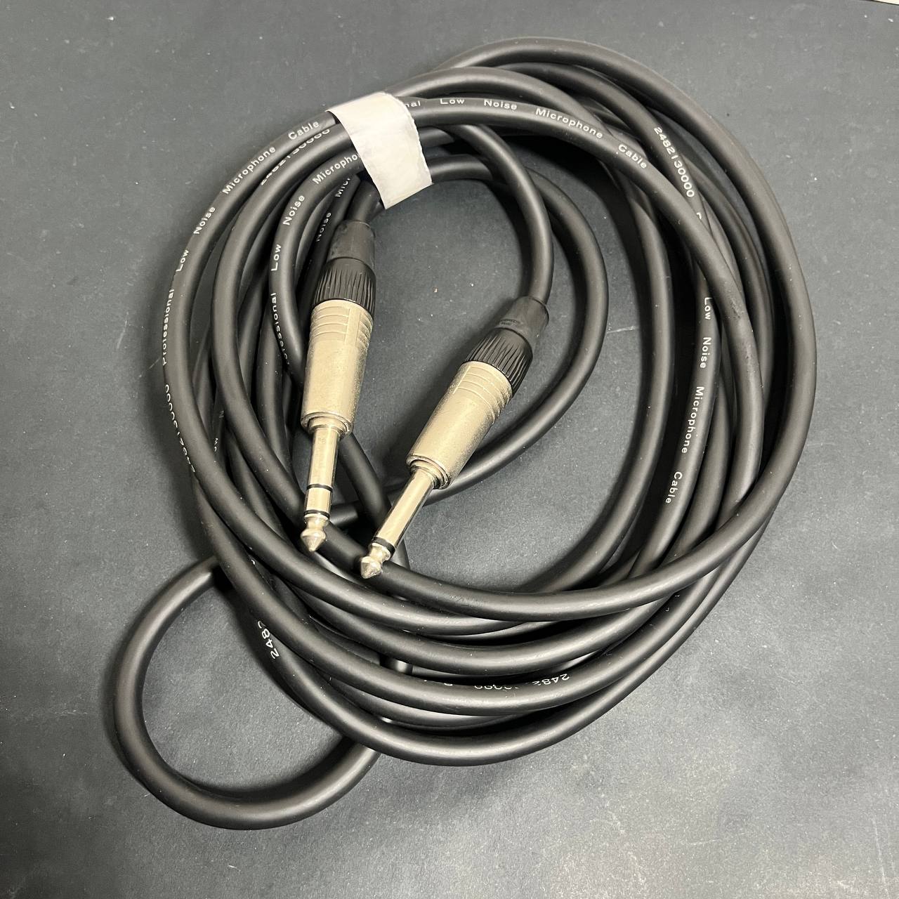 5 Metros, Cable de Audio Profesional Plug 1/4" (6.35mm) Macho a Macho, Low Noise