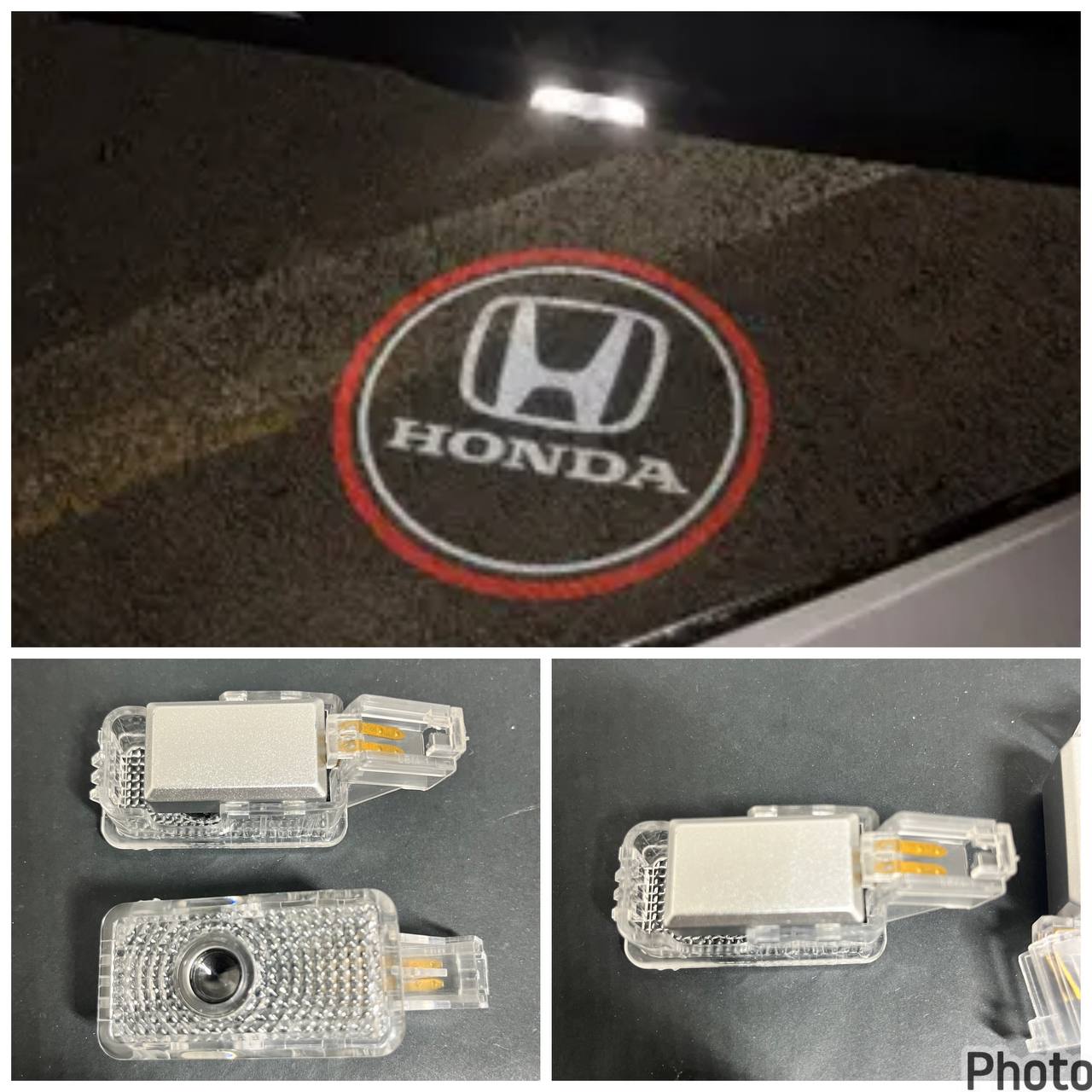 Luz LED de Proyección para Puertas Honda - Kit de 2 Piezas Logo HD