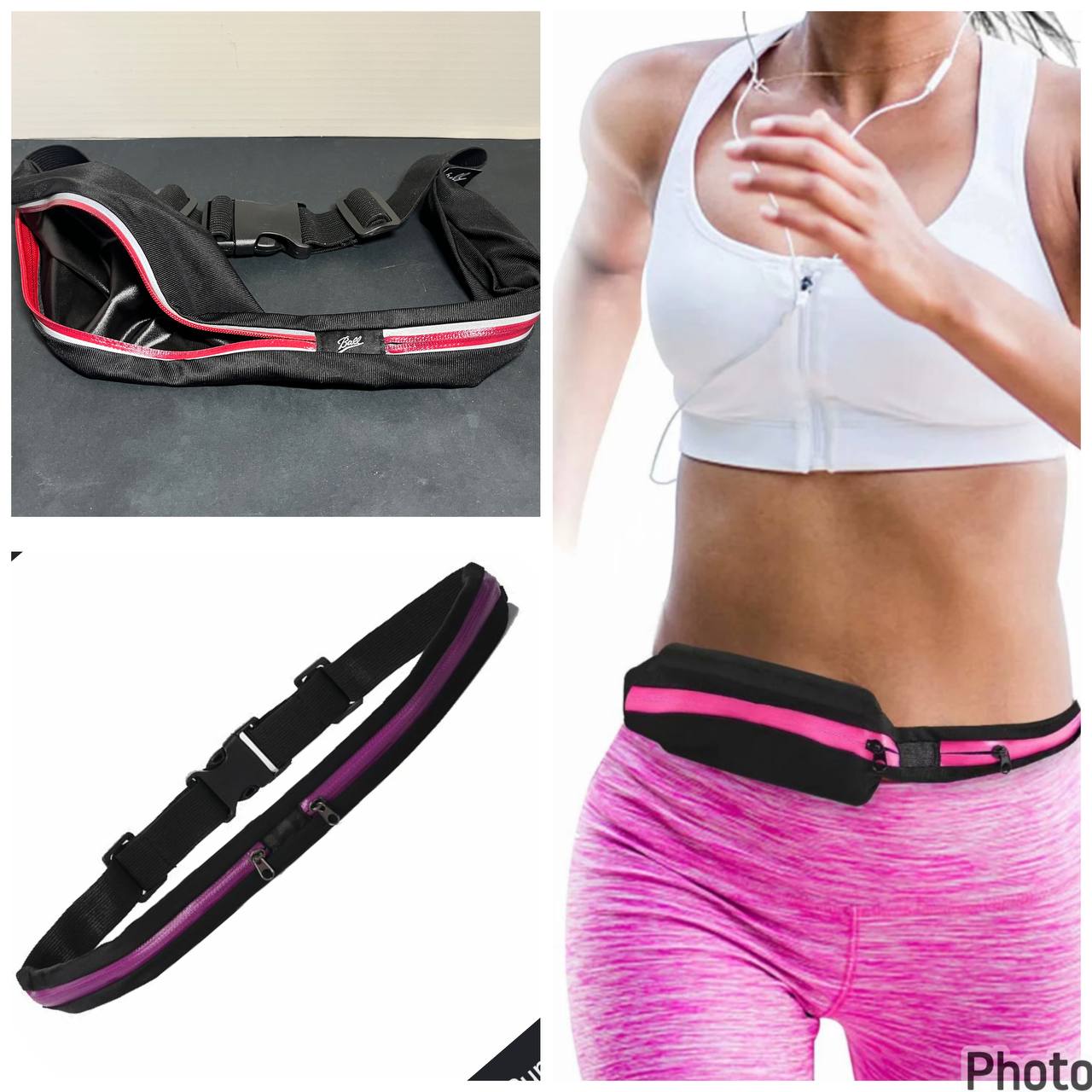 Cinturón Deportivo Expandible "Ball" | Cangurera Ajustable para Celular y Accesorios