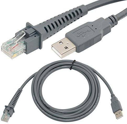 Cable USB de Repuesto para Lector de Código de Barras Zebra / Symbol 🛒 (Modelo CBA-U01-S07ZAR)