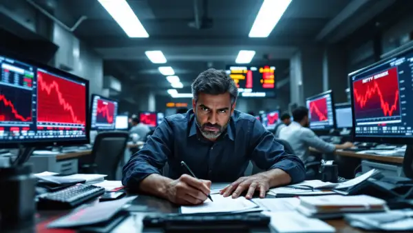 What India’s Financial Stocks Slide Reveals About Market Leverage