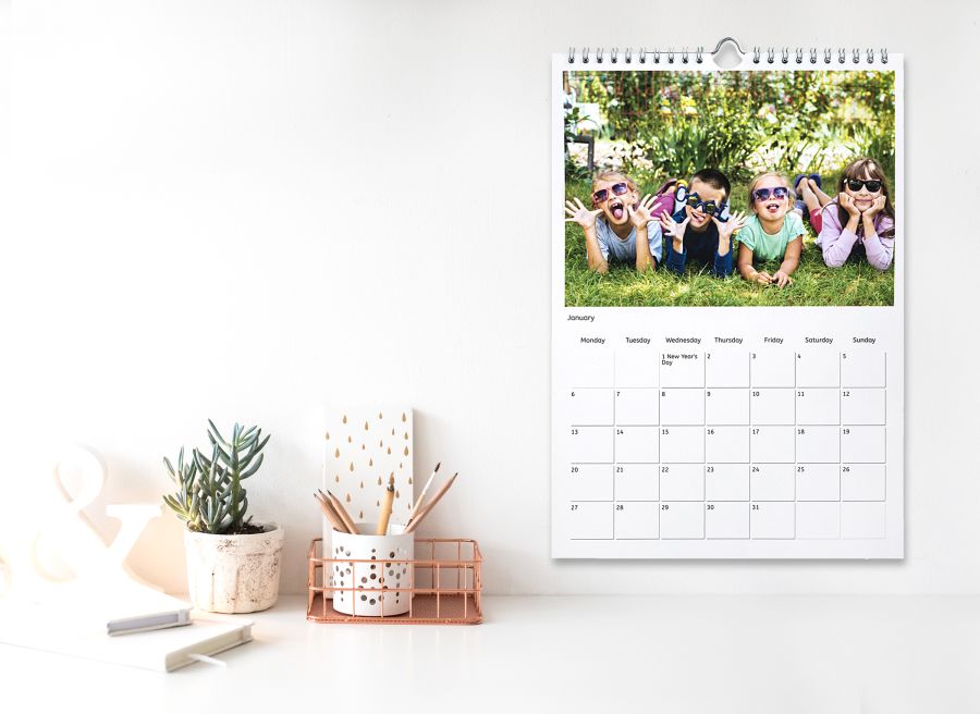 Personalised A3 Photo Calendar €9 Pixa Prints Ireland