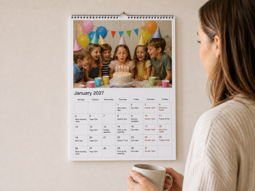 A4 Photo Calendar 2027 Classic Edition
