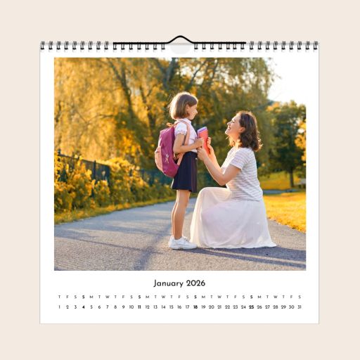 Personalised Calendar 2026 - Square Photo Calendars