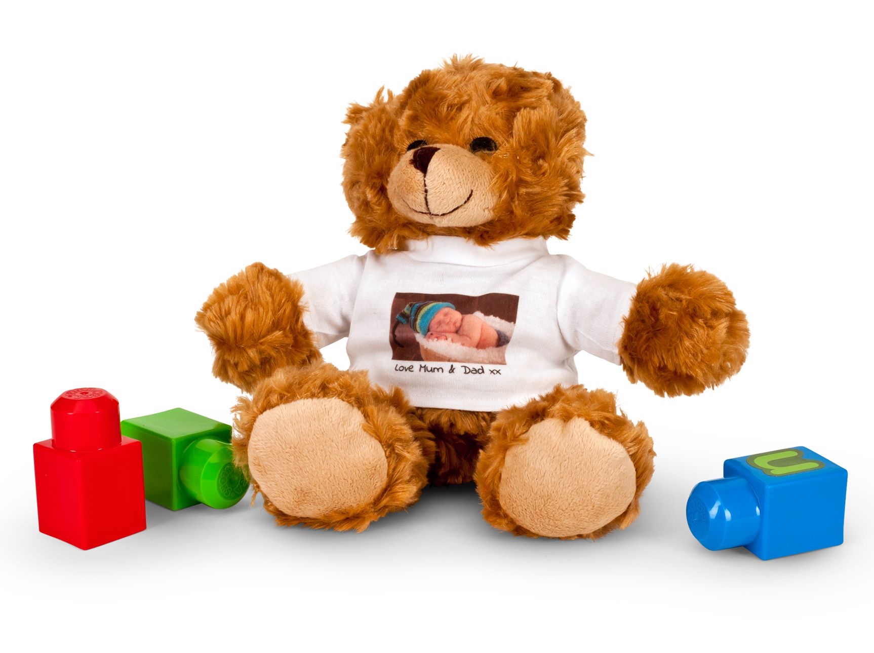 personalised teddy t shirt