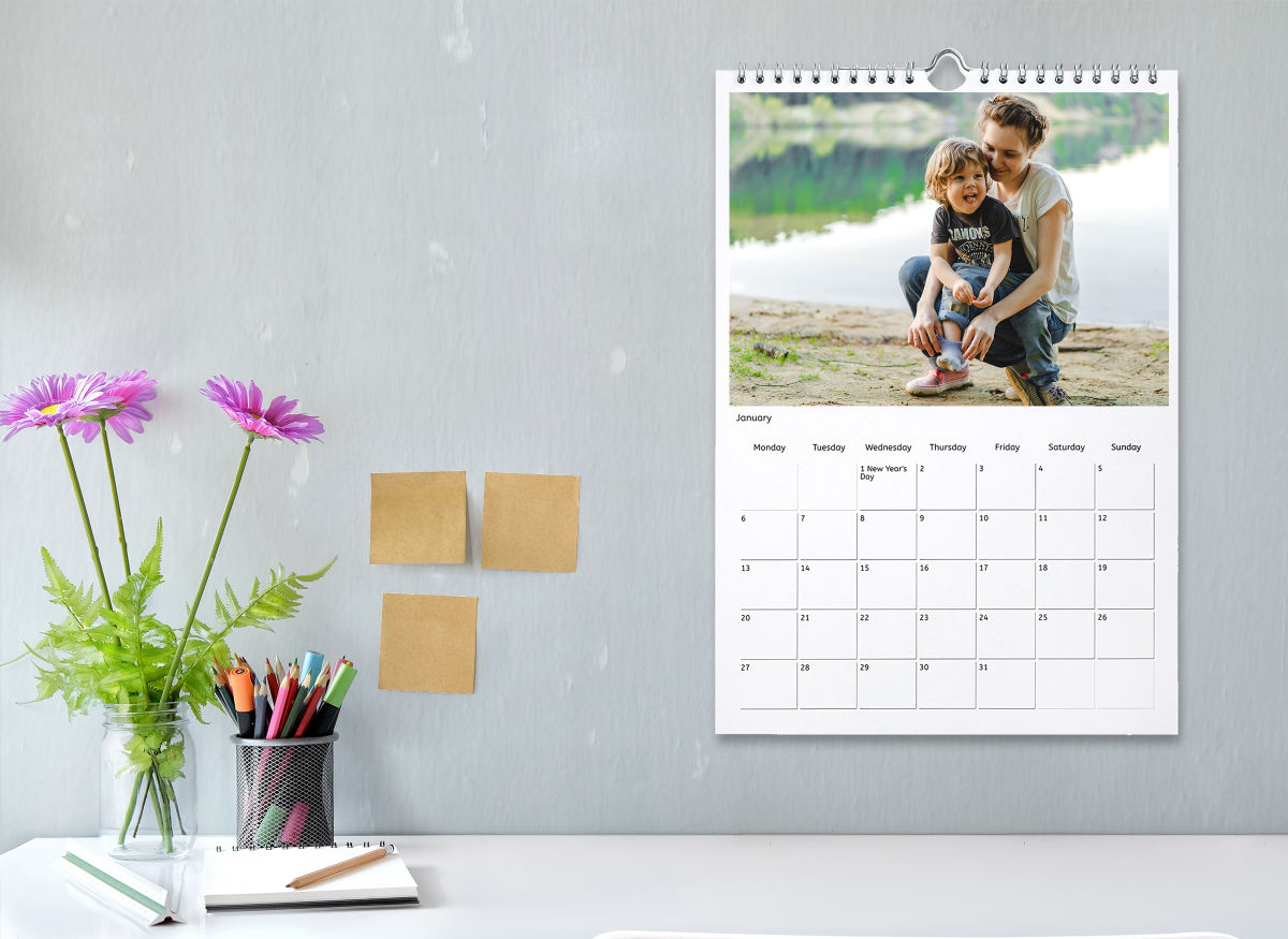 Personalised A4 Wall Calendars Personalised A4 Wall Calendars