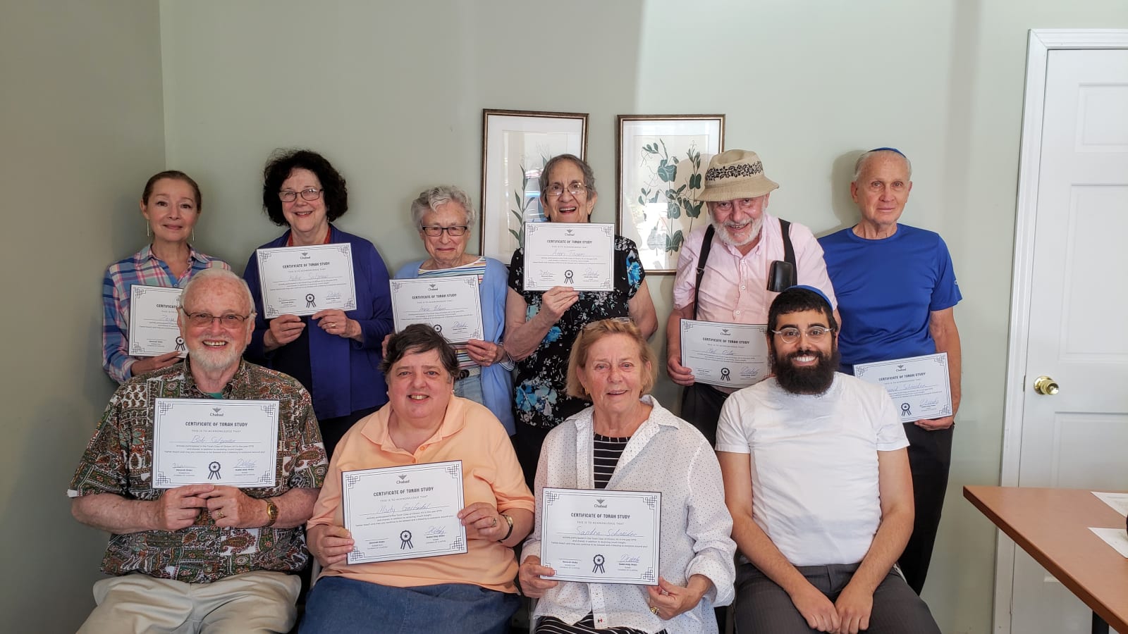 Learning at Chabad of Clinton