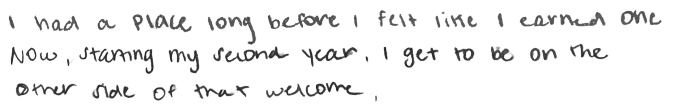 Handwritten note from Sara Rock