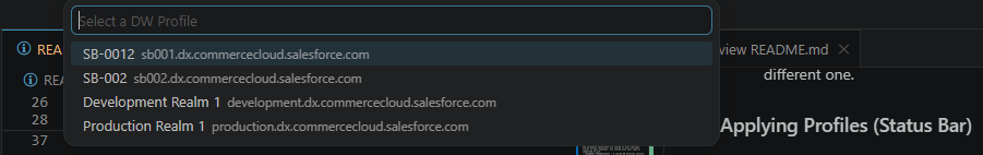 Apply Profile