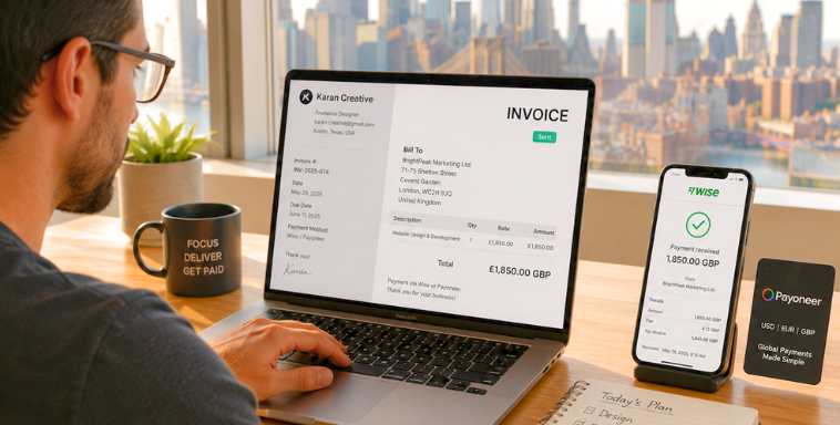 How to Invoice an International Client Without a Local Business Bank Account