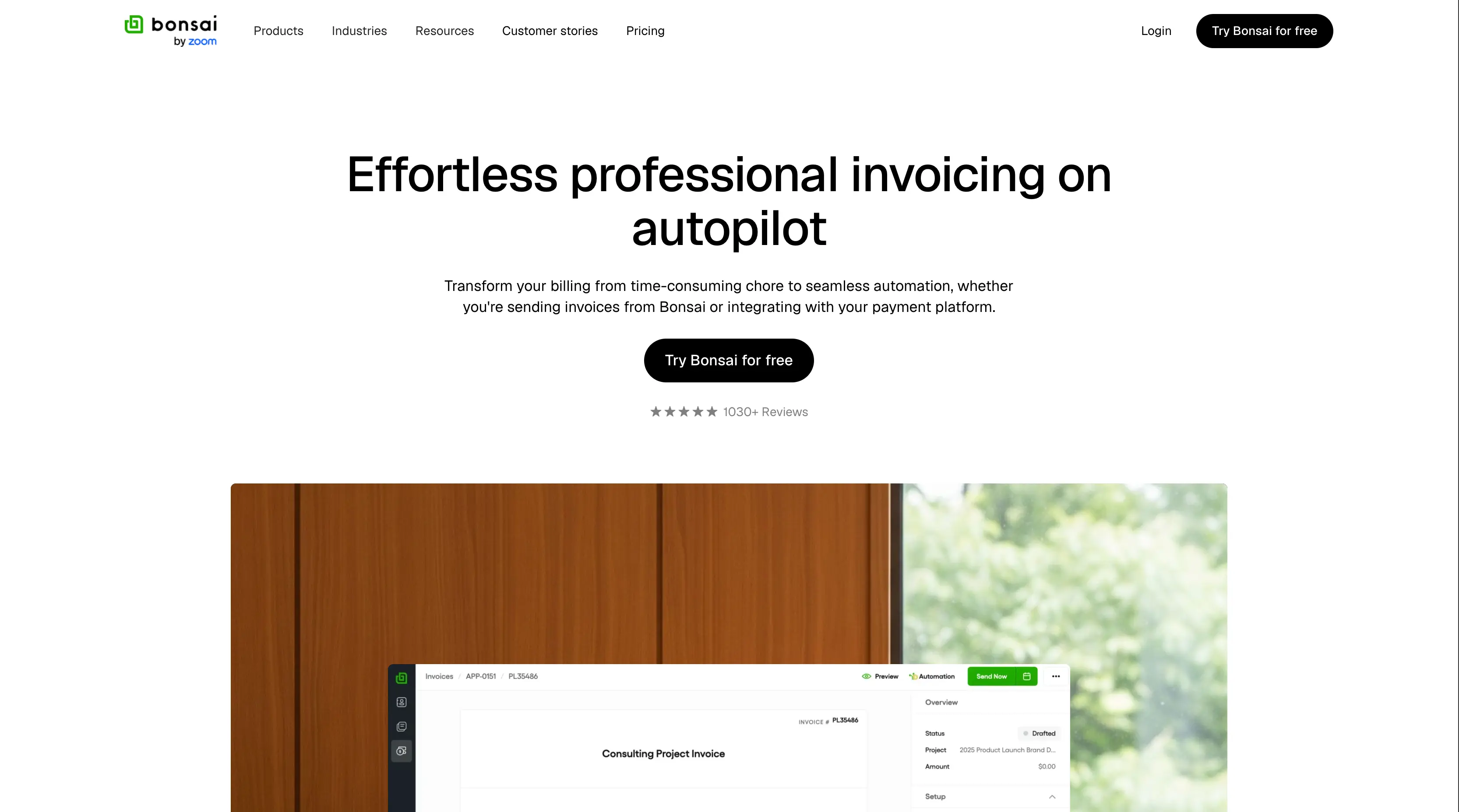 Bonsai: Best for freelancers who want proposals and contracts too