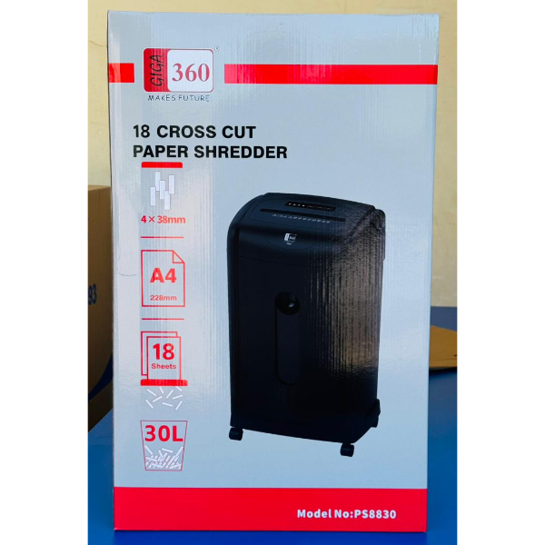 GIGA 360 BROYEUR / DESTRUCTEUR DE PAPIER PS8830 30L 18 PAPIERS