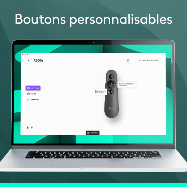 Logitech R500s Laser Presentation Remote - 4