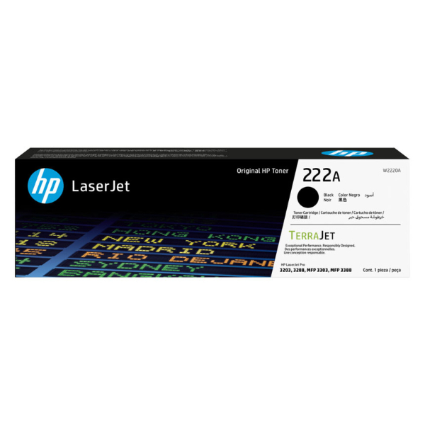HP 222A (W2220A) - Noir (Original)