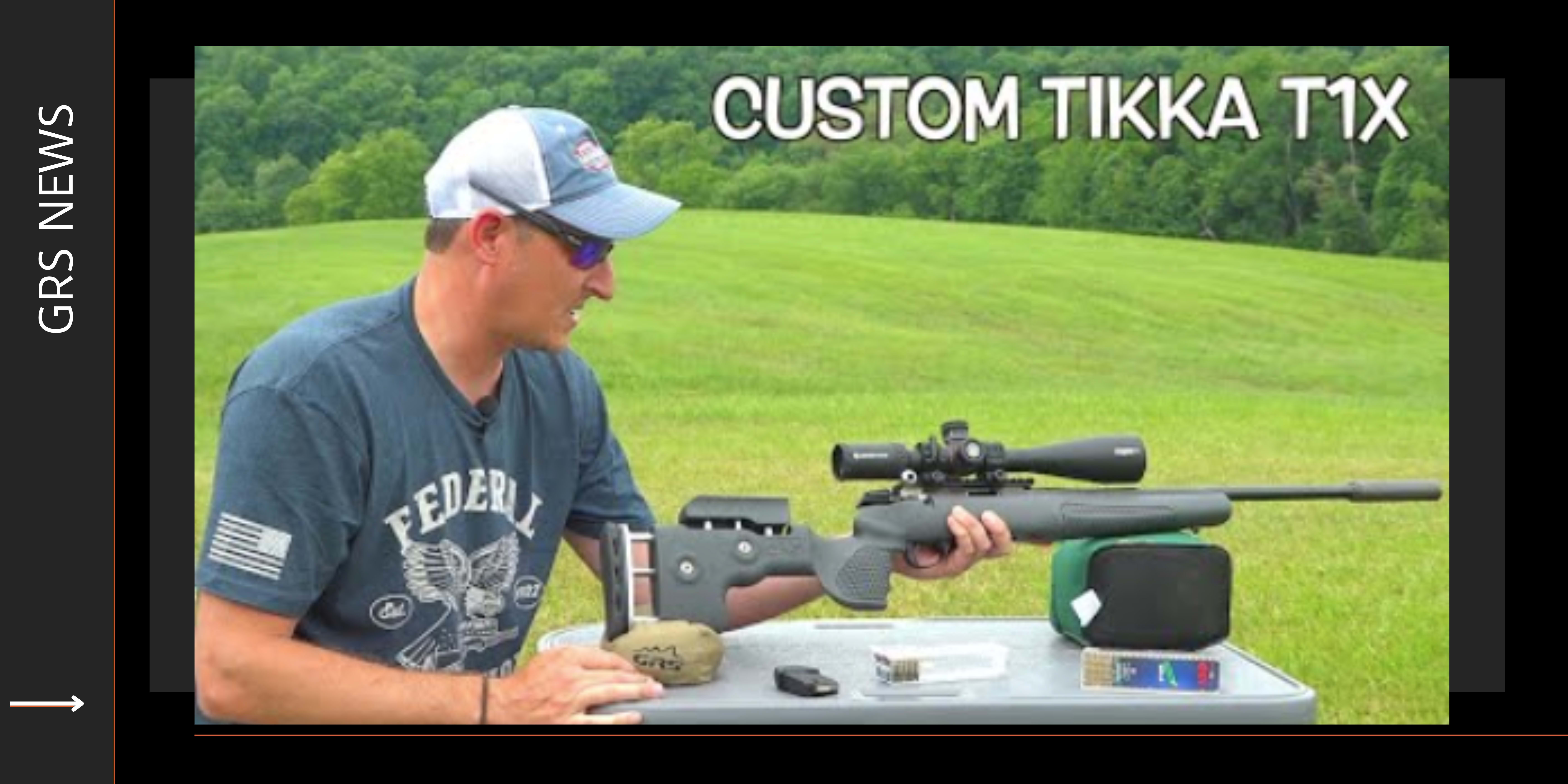 Custom Tikka T1X in GRS Fenris review GRS Riflestocks