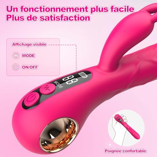 Vue 3 de Vibromasseurs Feminin Gode Femme