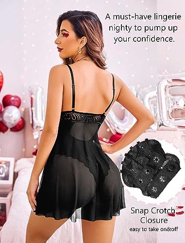 Vue 5 de Avidlove Body En Dentelle