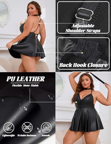 Vue 4 de Grande Taille Robe Sexy