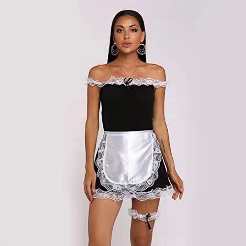 Vue 5 de Rosvajfy Femme Soubrette Costume