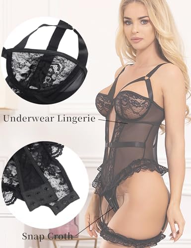 Vue 2 de Grande Taille Lingerie Femme