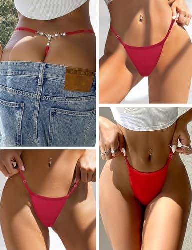 Vue 4 de String Sexy Tanga Femmes