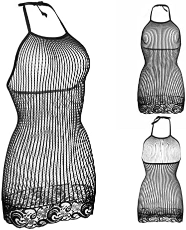 Vue 6 de Mini Robe Sexy Resille
