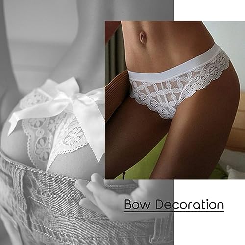 Vue 3 de String Sexy Dentelle Femmes