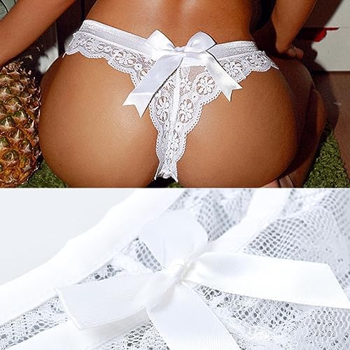Vue 4 de String Sexy Dentelle Femmes