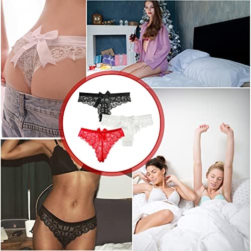 Vue 5 de String Sexy Dentelle Femmes