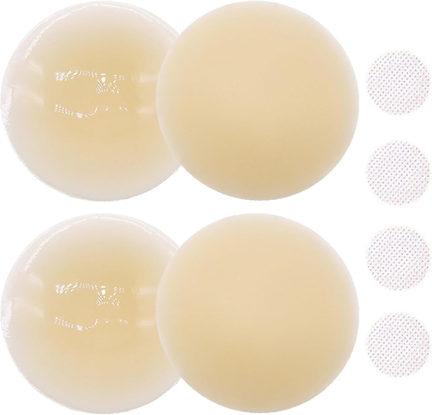 Paires Cachetetons Adhesifs Reutilisables