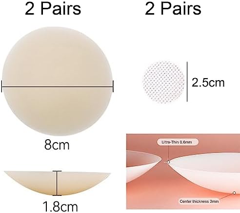 Vue 5 de Paires Cachetetons Adhesifs Reutilisables