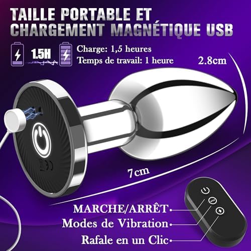 Vue 5 de Plug Anal Vibromasseurs Feminin