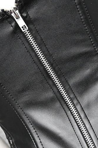 Vue 4 de Femme Corset En Cuir