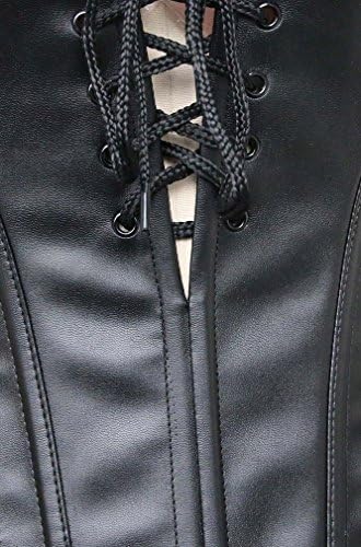 Vue 5 de Femme Corset En Cuir