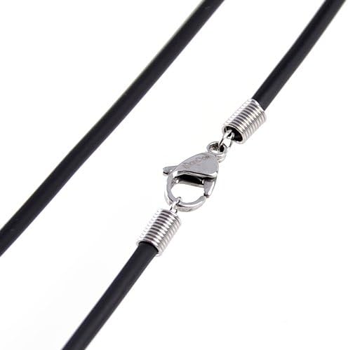 Vue 3 de Collier En Caoutchouc Avec