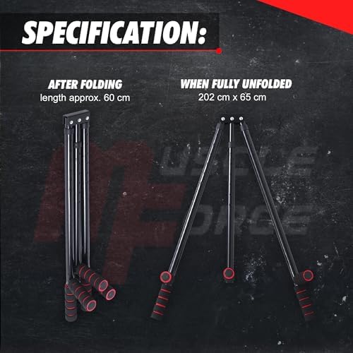 Vue 6 de Muscleforge Barre Decartement Reglage
