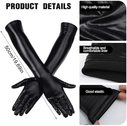 Vue 2 de Zksxoa Cm Gants Longs